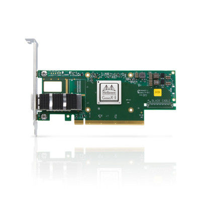 Kartu Adaptor Ethernet 100Gb/S MCX653105A-ECAT Mellanox ConnectX-6 VPI