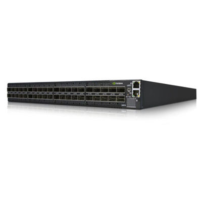 MQM8790-HS2F MSB7800-ES2F 40-port HDR 200Gb/s InfiniBand switch untuk pusat data kecepatan