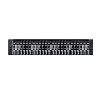 24Bay 2.4TB SAS 12Gbps Server penyimpanan jaringan 10k 8GB RJ45 Base T ISCSI 10Gbps