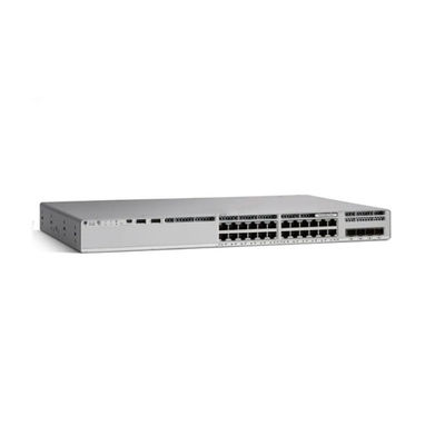 24-port PoE 4x1G uplink Switch C9200L-24P-4G-E seri 9200 dengan LACP dan Status Stok