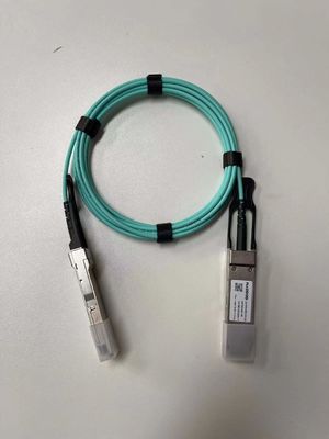 Kabel optik aktif QDD-400G-A10 kompatibel Mellanox untuk transmisi data kecepatan