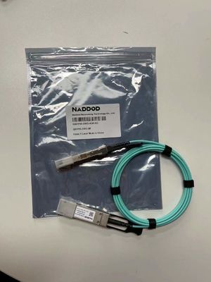 Kabel optik aktif QDD-400G-A10 kompatibel Mellanox untuk transmisi data kecepatan