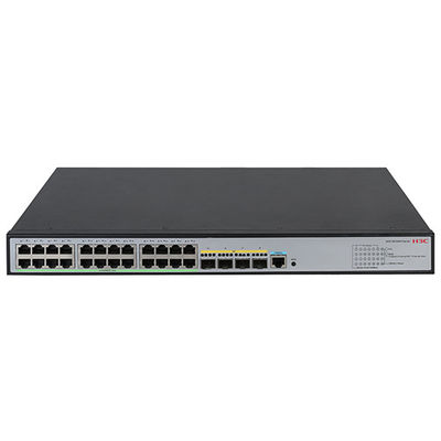 24-Port SFP Ethernet Network Switch H3C LS-5120V3-28P-LI dengan 81/96Mpps Forwarding