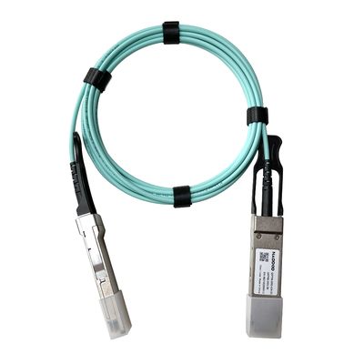 EDR 100Gb/S QSFP28 15m AOC IB Kabel Optik Aktif Kompatibel Mellanox