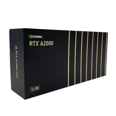 12g 60Mhs GDDR6 GPU Card RTX A2000 Graphics Video Card Untuk Penggemar Game