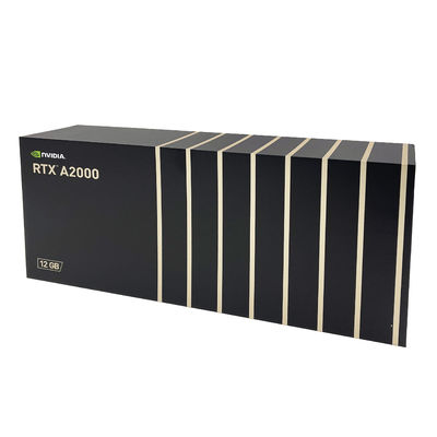 12g 60Mhs GDDR6 GPU Card RTX A2000 Graphics Video Card Untuk Penggemar Game