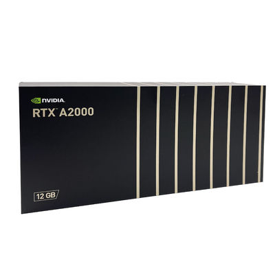12g 60Mhs GDDR6 GPU Card RTX A2000 Graphics Video Card Untuk Penggemar Game
