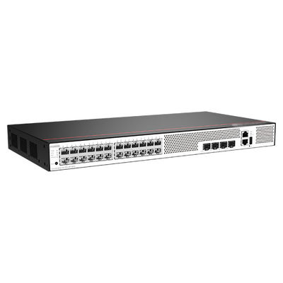 24 Port GE SFP Switch S5735-L24T4S-A1 dengan Kapasitas Switch 56Gbps/336Gbps dan Long