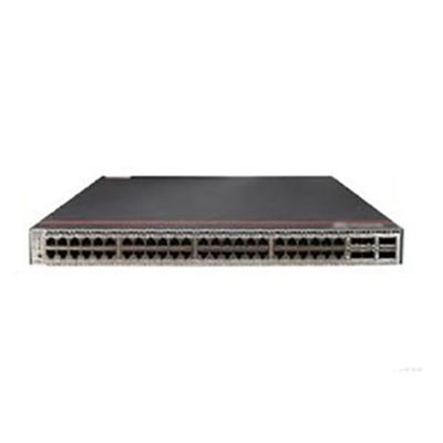 Kompetitif Hitam S5732-H48UM2CC Multi-Rate Tiga Lapisan Inti Switch 1U Ketinggian Sasis
