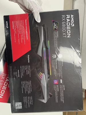 GDDR6 256 Bit GPU Card RX 6800 XT 2NS Kartu Video Game