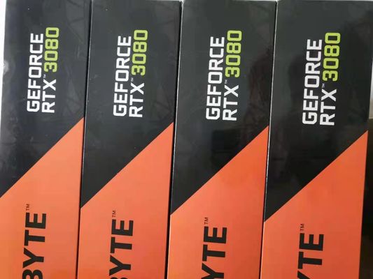 1710Mhz Core Clock GPU Card Gigabyte GeForce RTX 3080 Kartu Video Game