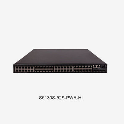 Ketersediaan stok S5130-EI 24/32/48 Port Poe Ethernet Networking Switch untuk Jaringan