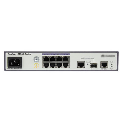 S2700-9TP-SI-AC 8 Port Ethernet 10/100 Network Switch dengan Kapasitas Switching 32 Gbit/s